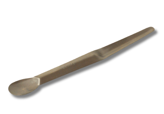 SPATULE INOX DOUBLE VERSEUSE L200 mm ( X 10)